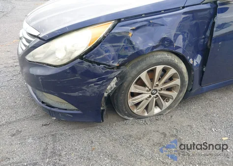 2014 Hyundai Sonata Limited z USA, uszkodzony, nr VIN 5NPEC4AC8EH832600